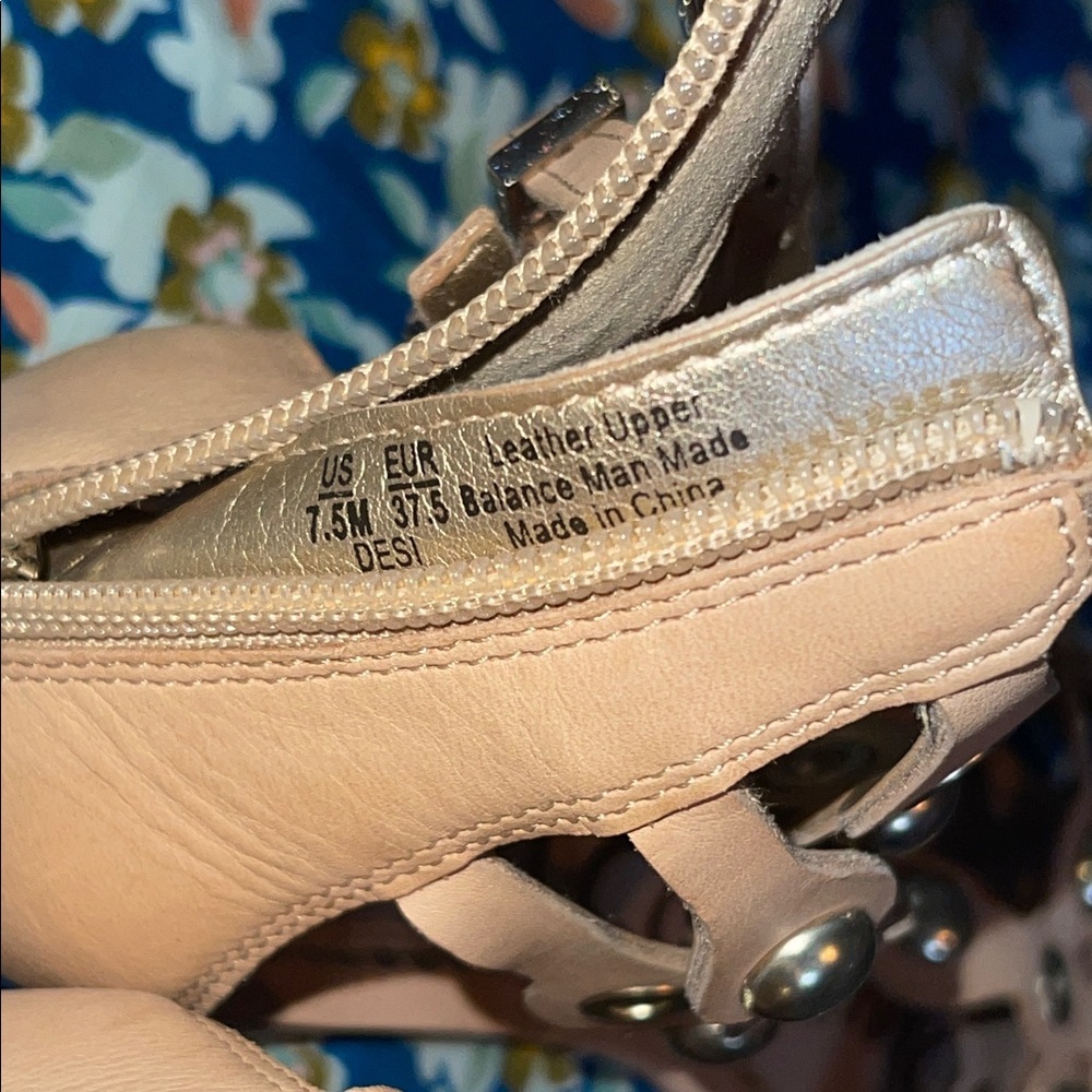 Sam Edelman Tan Studded Sandals - Picture 2 of 5